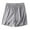 Gray, variant on Wdfiry Women Cotton Shorts Elastic Waist Thin Comfy Pajama Boxer Shorts Summer Lounge Pj Sleep Short Bottom Sleepwear