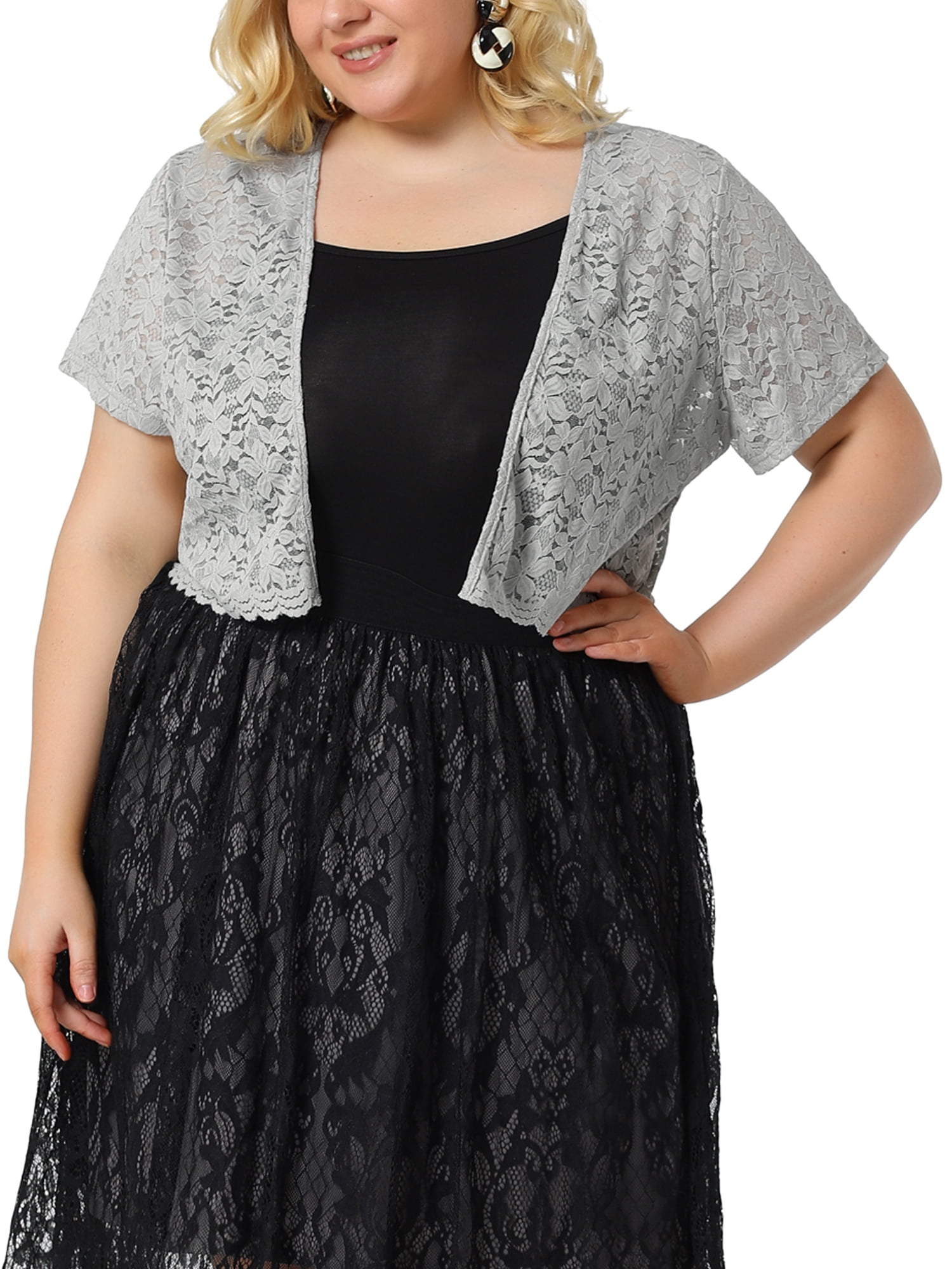 Lace Shrug Bolero Short Sleeve 