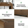 thumbnail image 5 of Tribesigns78.74-inch Extra Long Conference Table, Large Meeting Table with Spacious Worktop, for Office Conference Room, Easy Assembly, Dark Walnut, 5 of 8