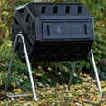 thumbnail image 6 of FCMP Outdoor 37 Gallon Elevated Dual Chamber Tumbling Garden Composter Bin, 6 of 9