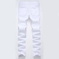 thumbnail image 3 of Men's Trend Ripped Nostalgic Denim Trousers - Fashionable and Durable for Daily Wear, 3 of 6
