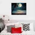 thumbnail image 5 of Canvas Wall Art Decor Beach Amazing Painting for Bedroom, 5 of 6
