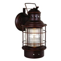 Outdoor Wall Lantern Bronze Coastal Lantern Cylinder Light Fixture