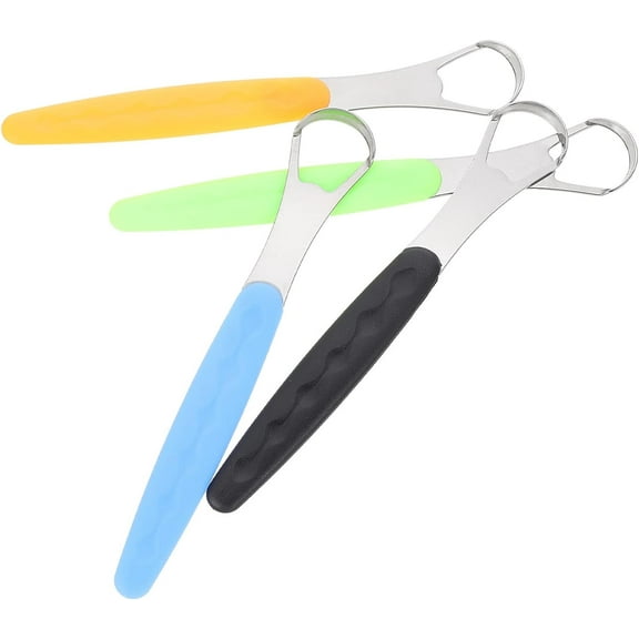 4pcs Tongue Cleaner Kid Tools Cleaning Tools Tongue Scraper for Adults Mouth Cleaner Tongue Cleaner Brush Tongue Odor Eliminator Scraper for Tongue Coating Adult Tongue Scraper Set
