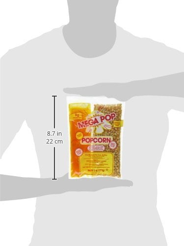 Gold Medal Mega Pop Corn Kit - For 6 Oz Popper - 36 Ct, 8 Oz