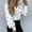 Multicolor, variant on Tbopshirt Tops for Women,Fashion Women Print Long Sleeve Lace Patchwork Button V-Neck Shirt Tops Shirt