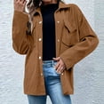 thumbnail image 4 of AOOCHASLIY 2023 Women Winter Coat Women's Fashion Color Cardigan Outwear Suit Hooded Coat Long Sleeve Coat, 4 of 5
