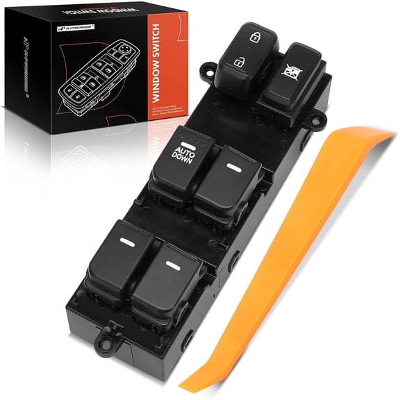 A-Premium Master Power Window Switch Compatible with Kia Optima 2011 2012 2013, Only Auto Dwon, Front Left Driver Side