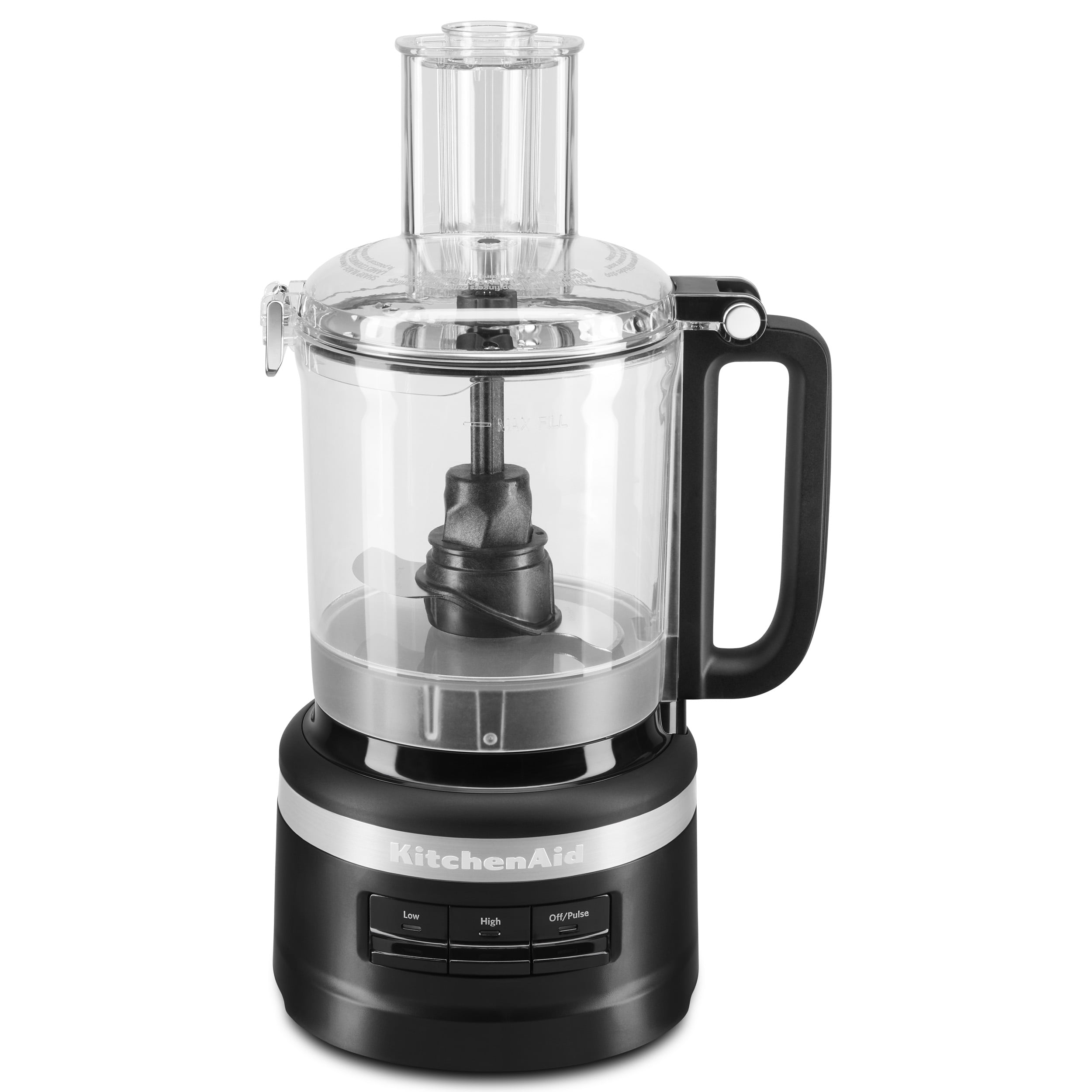 KitchenAid KFP0918BM 9 Cup Food Processor, Black Matte