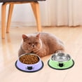 thumbnail image 6 of Stainless Steel Non-Skid Pet Dog Cat Water and Food Bowls Each Holds up, Dishwasher Safe, Rust Resistant, BPA Free Rubber Base, 3-Pack, 6 of 7