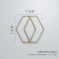 thumbnail image 3 of Hillrose Decorative Fretwork Wood Wall Panels, Extra Small, 8 1/2"W x 7 3/8"H x 1/4"T, Alder, 3 of 18