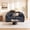 Dark Gray, variant on Asofer 71" Corduroy Sofa, 2 Seater Couch for Living Room, Big Loveseat with Double-Layer Cushions, Washable Cover, 2 Pillows, Black