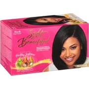 Soft & Beautiful Regular No-Lye Conditioning Relaxer Kit - Relaxed Hair. Coconut, Olive, and Argan Oil.
