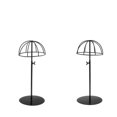thumbnail image 1 of Soportes de metal modernos para sombreros de 2 piezas, soportes estables y duraderos para pelucas, soportes de exhibición con forma de domo Baoblaze exhibición del sostenedor del sombrero, 1 of 8