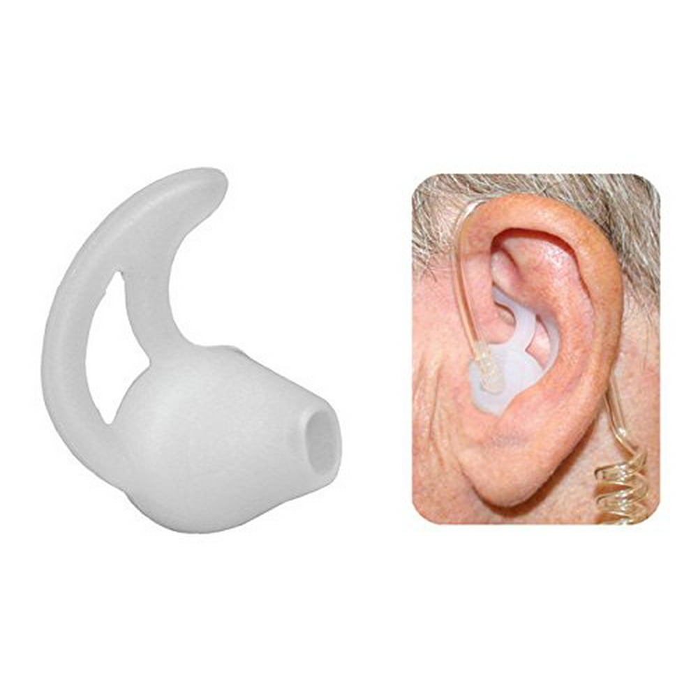 Earmold Silicone Fin Earbud Ear_Mold Earpods for Surveillance Earpieces