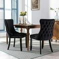 thumbnail image 2 of Stonefort Chair (wood legs) SET OF 6 IN BLACK COLOR, 2 of 5