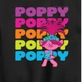 thumbnail image 3 of Trolls - Poppy Stacked Name - Toddler & Youth Crewneck Fleece Sweatshirt, 3 of 5