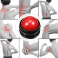 thumbnail image 3 of Manual Massage Roller Ball Body Massage Tool Stress Ease Polypropylene Artificial Resin Black Red, 3 of 6