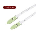 thumbnail image 4 of 2uds Redonda Retráctil Métrica Cinta 150 cm/60 Pulgadas Suave Cuero Estuche Sastres Cinta Métrica Bolsillo Tamaño para Cuerpo, Tela, Costura Medidas, Verde, 4 of 6