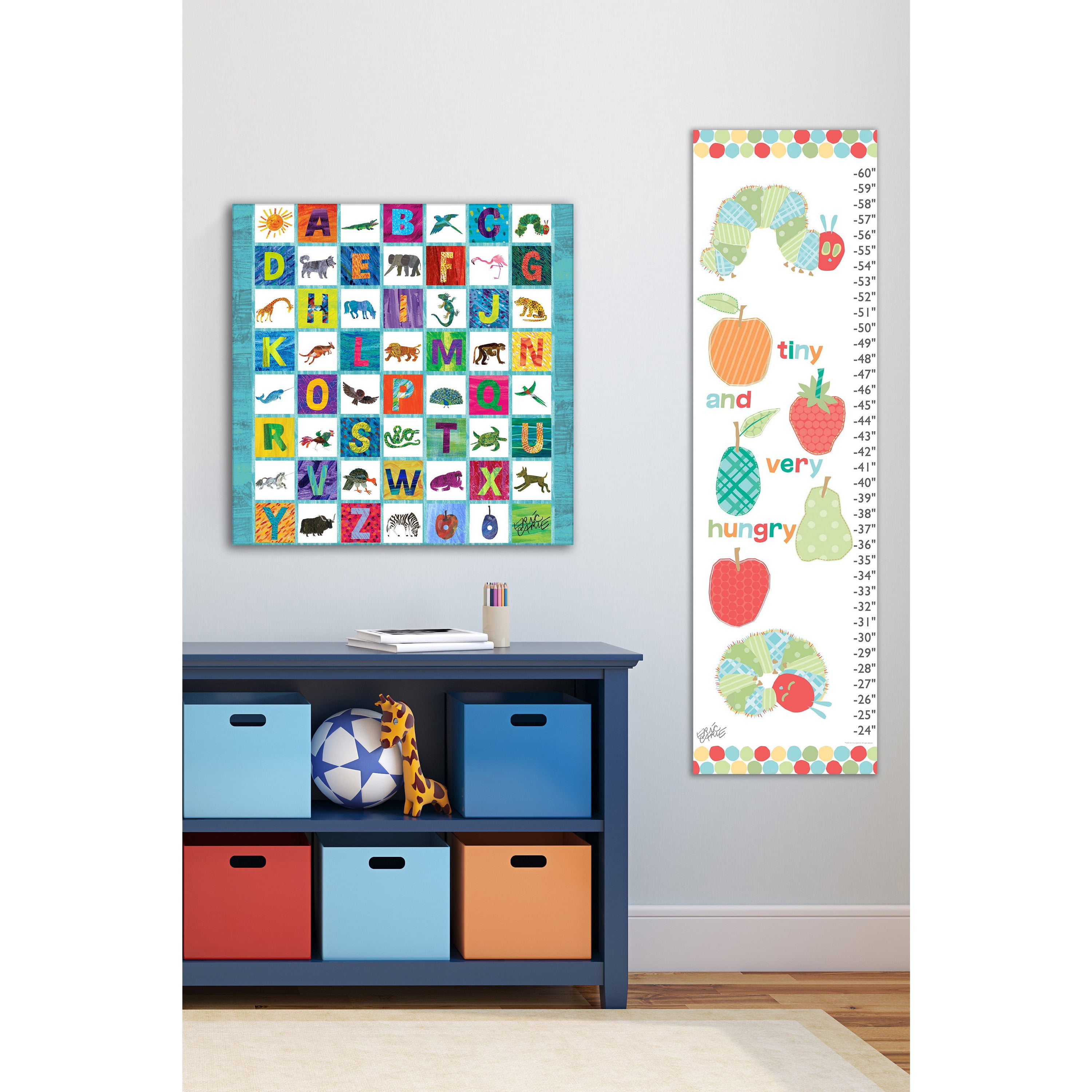 Marmont Hill Animal Alphabet by Eric Carle Canvas Wall Art