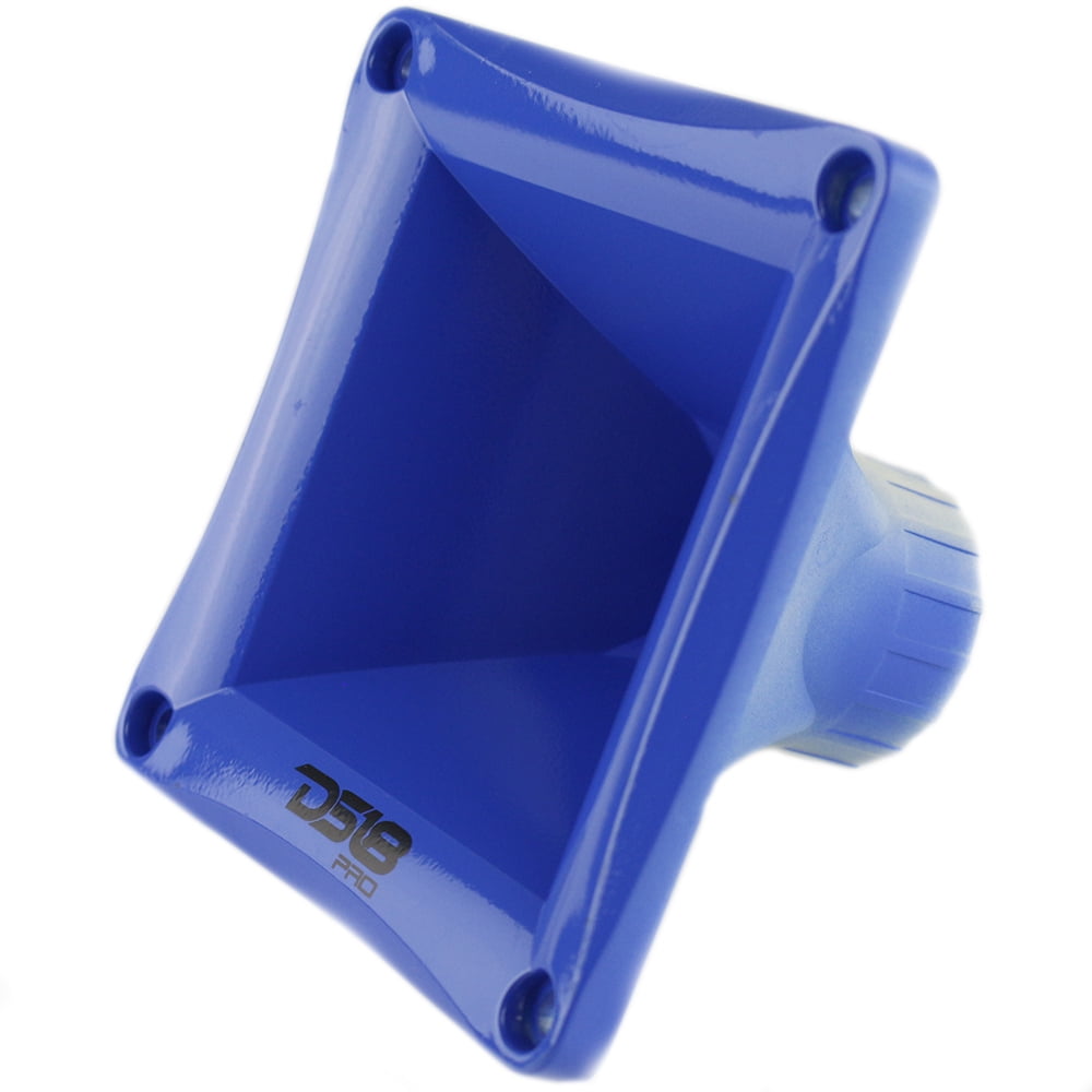 DS18 Blue PVC Plastic Horn Universal TwistOn ScrewOn for Drivers PRO