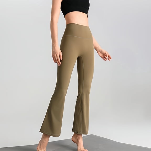 GalaGarb Women's Quick Drying Yoga Pants, Outdoor Fitness and Casual Wide Leg Pants