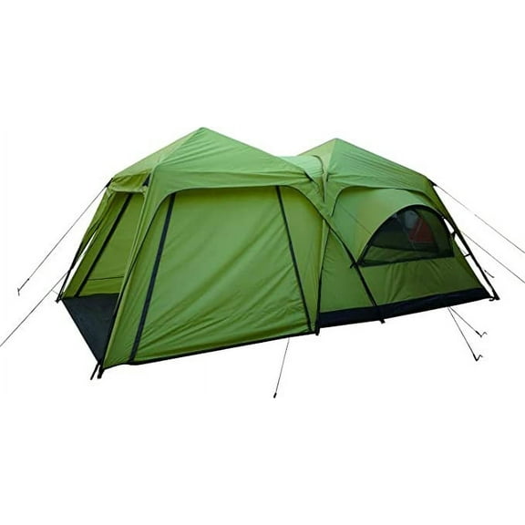 OMNICORE DESIGNS Cabin6Plus Six Person Cabin Tent with Canopy - 10' x 7' Tent / 10' x 7' Canopy Shelter