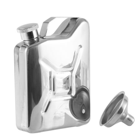 

Hip Flask with Funnel Portable Whisky Wine Pot Creative Stainless Steel Flagon for Whiskey Liquor Personalized Men Gift