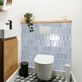 thumbnail image 6 of 10Pcs Peel and Stick Backsplash,12'' x 12'' Heavy-Duty Self-Adhesive Vinyl Wall Tiles for Kitchen,Bathroom, 6 of 9