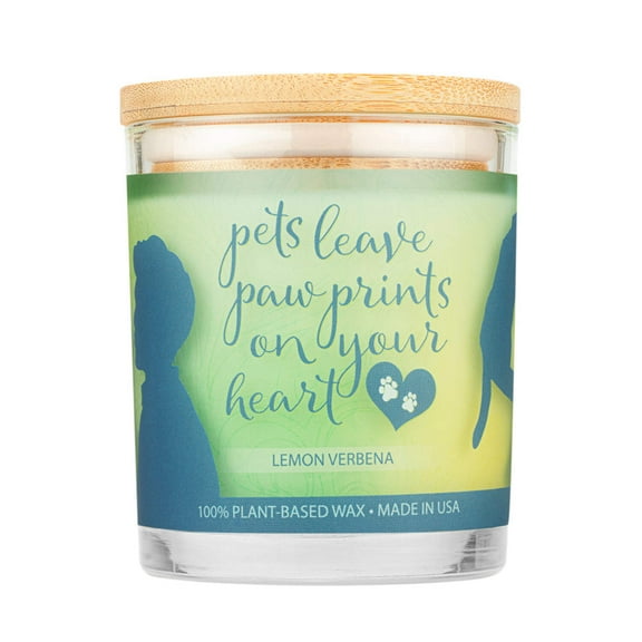 One Fur All Pet House Sentiments Candle, Natural Soy Wax, Pet Lover Gifts, Non-Toxic, Allergen-Free, Eco-Friendly Candle, Pet Odor Neutralizer, (Lemon Verbena)