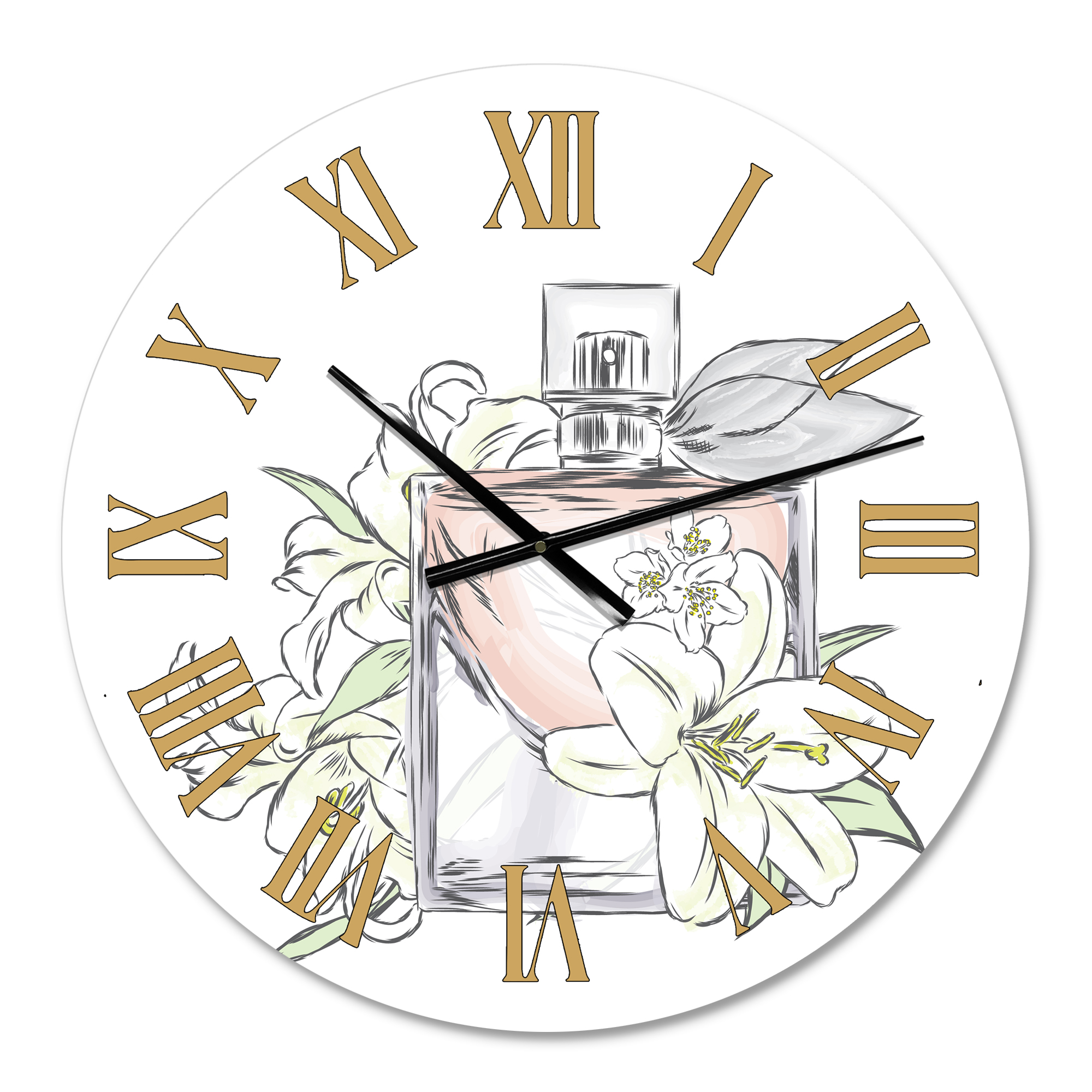 Designart 1 in Traditional Wall Clock