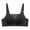 Black, variant on Alun Lace No Underwire Bras for Women Lightweight Breathable Comfy Push up Shaping T-Shirt Bra for Big Fashion Sheer Through Splicing Design Thin Padding Bralettes Red 42