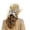 Beige, variant on Sun Hats for Women, Fashion Back Bowknot Wide Brim Retro Flat Top Panama Boater Straw Hats Vacation Beach Hat Packable, One Size, Khaki