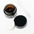 thumbnail image 4 of 5g-50g Amber Brown Glass Cosmetic Jar Face Cream Bottles Portable Travel Face Cream Cosmetic Container Accessories, 4 of 7