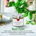 thumbnail image 4 of Frantoi Cutrera Classic Basil Pesto Sauce for Pasta and Bruschetta Topping, Creamy Italian Spread With Basil, Pistachio, Almonds, and EVOO, Product of Sicily, Italy Glass Jar, 6.7 oz - Pack of 2, 4 of 7