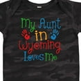 thumbnail image 4 of Inktastic My Aunt in Wyoming Loves Me Boys or Girls Baby Bodysuit, 4 of 5
