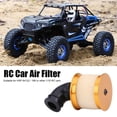 thumbnail image 4 of Filtro de aire para Coche RC de Aleació de aluminio, esponja de entrada grande que evita la Puntuación del cilindro compatible con coches rc 1/10, 4 of 7