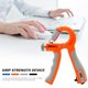 thumbnail image 4 of Agarre de mano Ndcxsfigh resorte ajustable fuerza de mano contable color naranja, 4 of 7