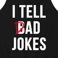 thumbnail image 3 of Instant Message - I Tell Dad Jokes  - Men's Jersey Tank Top, 3 of 6