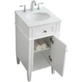 thumbnail image 3 of 18 in. Single Bathroom Vanity set in white, 3 of 18