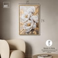 thumbnail image 5 of Art Remedy Elegant Flower Art Canvas, 24" x 36", Gold Frame, Blooming in the Golden Mist, 5 of 7