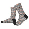 thumbnail image 2 of Rocae Bulldog for Adult Socks Casual Athletic Stretchy Loose Socks for Women Men Non-Slip Middle Tube Socks, 2 of 7