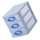 thumbnail image 3 of Desktop Organizing Box In Blue Designed For Office Supplies Or Jewelry With Dust-proof Functionality 1Pc, 3 of 3