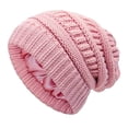 thumbnail image 3 of Cozy Cable Knit Beanie Satin Lined Lightweight Winter Warm Cap for Women, 3 of 9