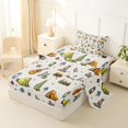 thumbnail image 2 of Erosebridal Music Guitar Cartoon Tent Twin Sheet Sets 3pcs For Boys Girls,Kids Teens Happy Camping Bedding, 2 of 5