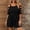 #001-Black, variant on Womens Plus Size Jumpsuit Short Cold Shoulder Off Shoulder Tie Side Pocket Solid Soft Stretchy Breathable Casual Romper for Summer Gift