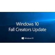 Microsoft Windows 10 Pro 32/64-bit Creators Update Operating System, 1 License, USB Flash Drive (FQC-10069)