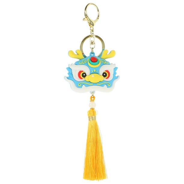 GOOHOCHY Llavero bolso encanto dibujos animados dragón llavero coche llavero colgante para bolso bolso
