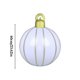 thumbnail image 3 of Bola de Decoración Navideña de 60 Cm para Exteriores, Inflable, de Pvc, Decorada con Polvo Brillante para Árbol de Navidad | Zjt251030010, 3 of 7