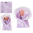 thumbnail image 1 of Bebé recién nacido muñeca en vajilla ropa imaginativa y hablante juguete de de mano para fingen jugar , Púrpura Hugo muñeca de marioneta de dedo para niños, 1 of 8
